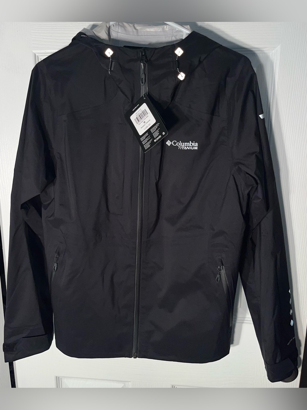Columbia Women's Titan Pass 2.5L Shell Jacket Omni Tech Titanium Size Medium M
